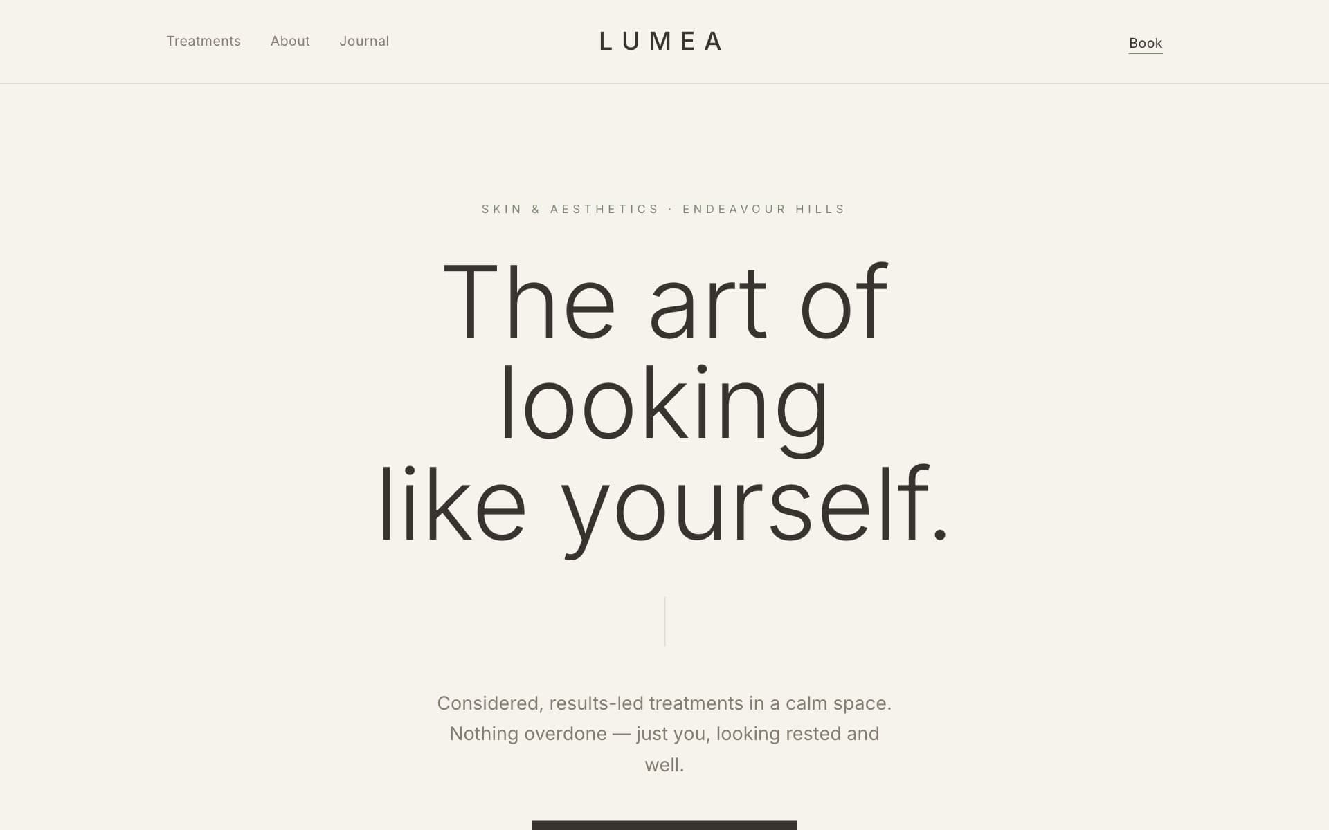 Lumea sample site preview