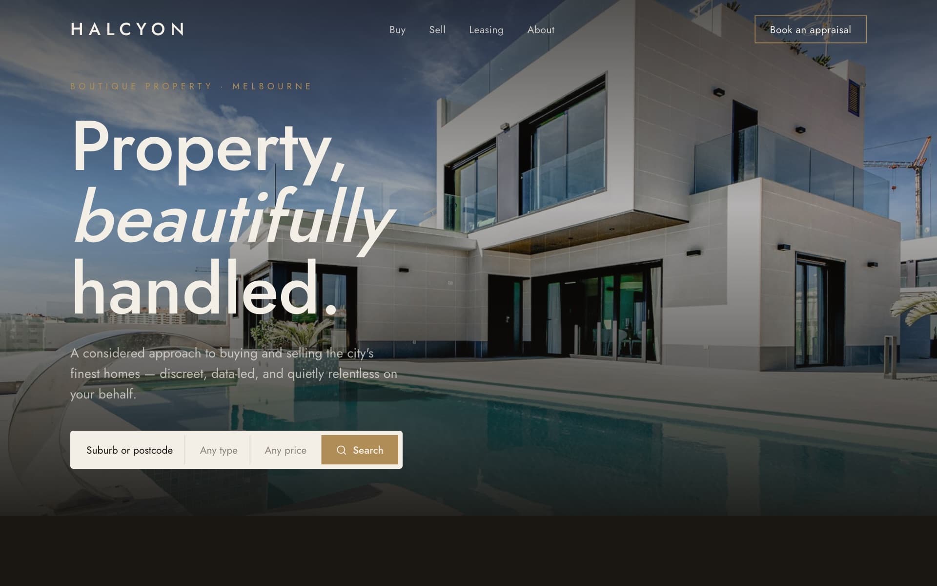 Halcyon sample site preview